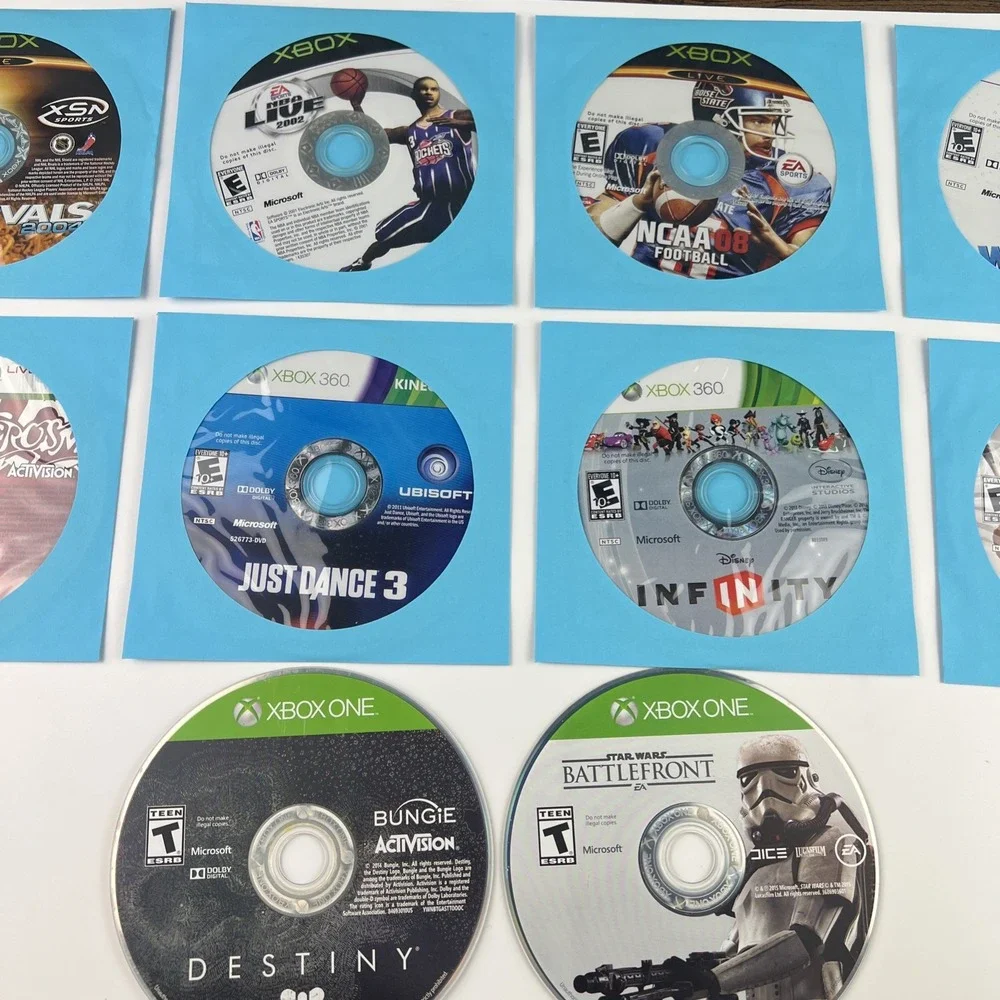 Multi Platform Loose Discs Video Game - Lot Of 50 - AS IS Untested Scratches #8